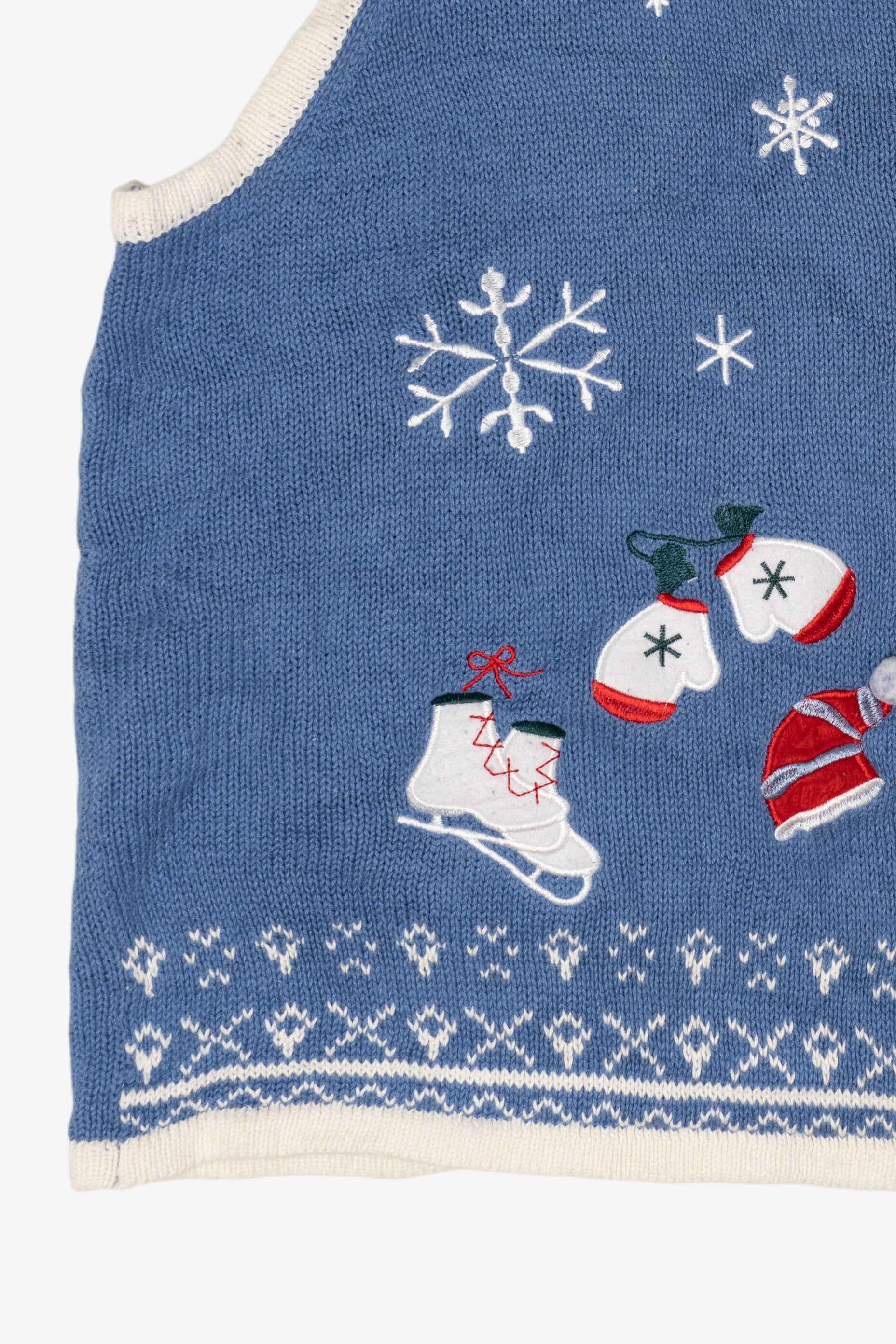 Vintage Winter Clothes Ugly Christmas Vest (2000s)