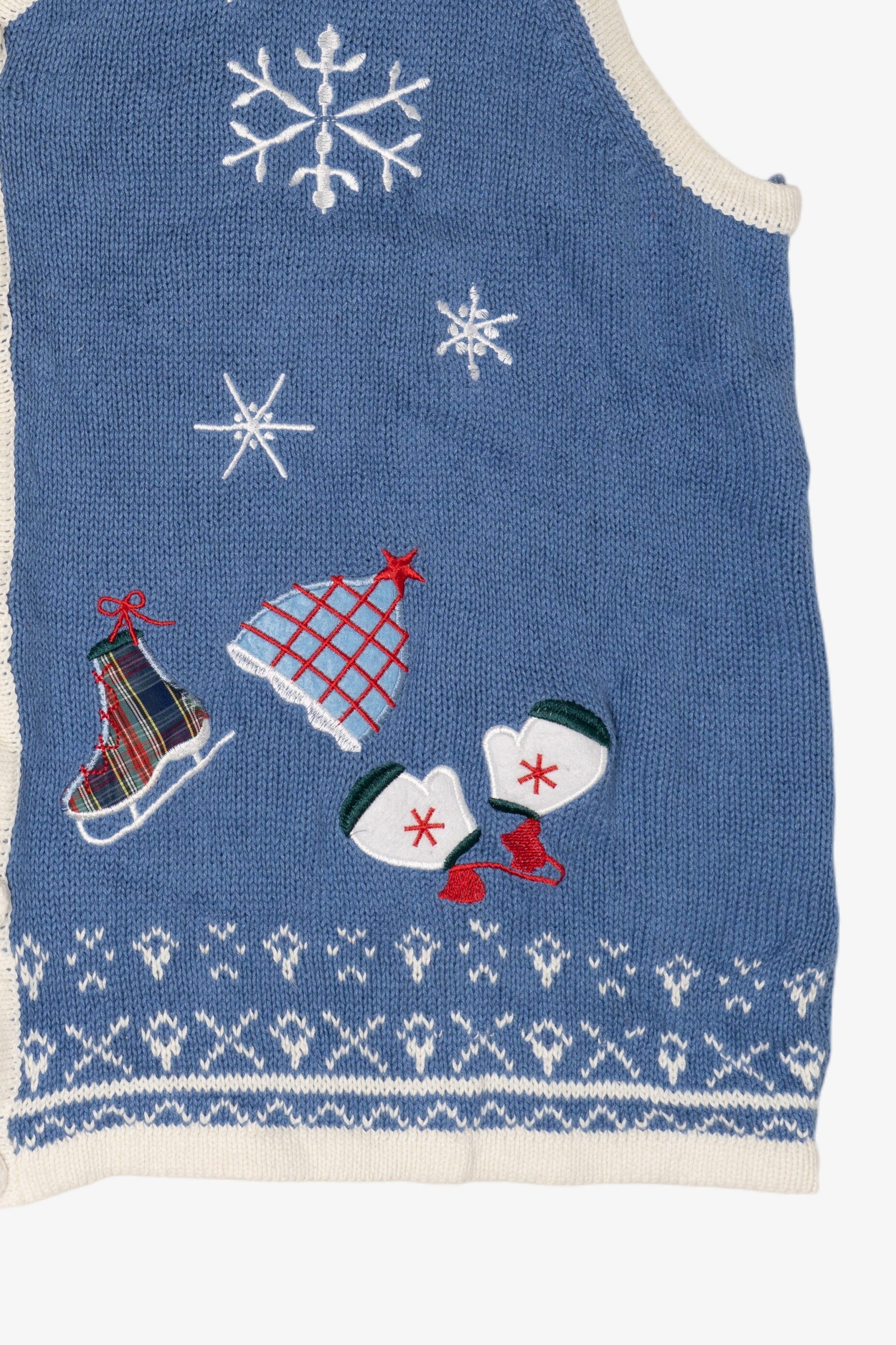 Vintage Winter Clothes Ugly Christmas Vest (2000s)