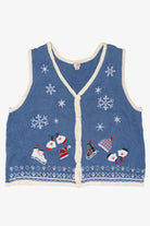 Vintage Winter Clothes Ugly Christmas Vest (2000s)