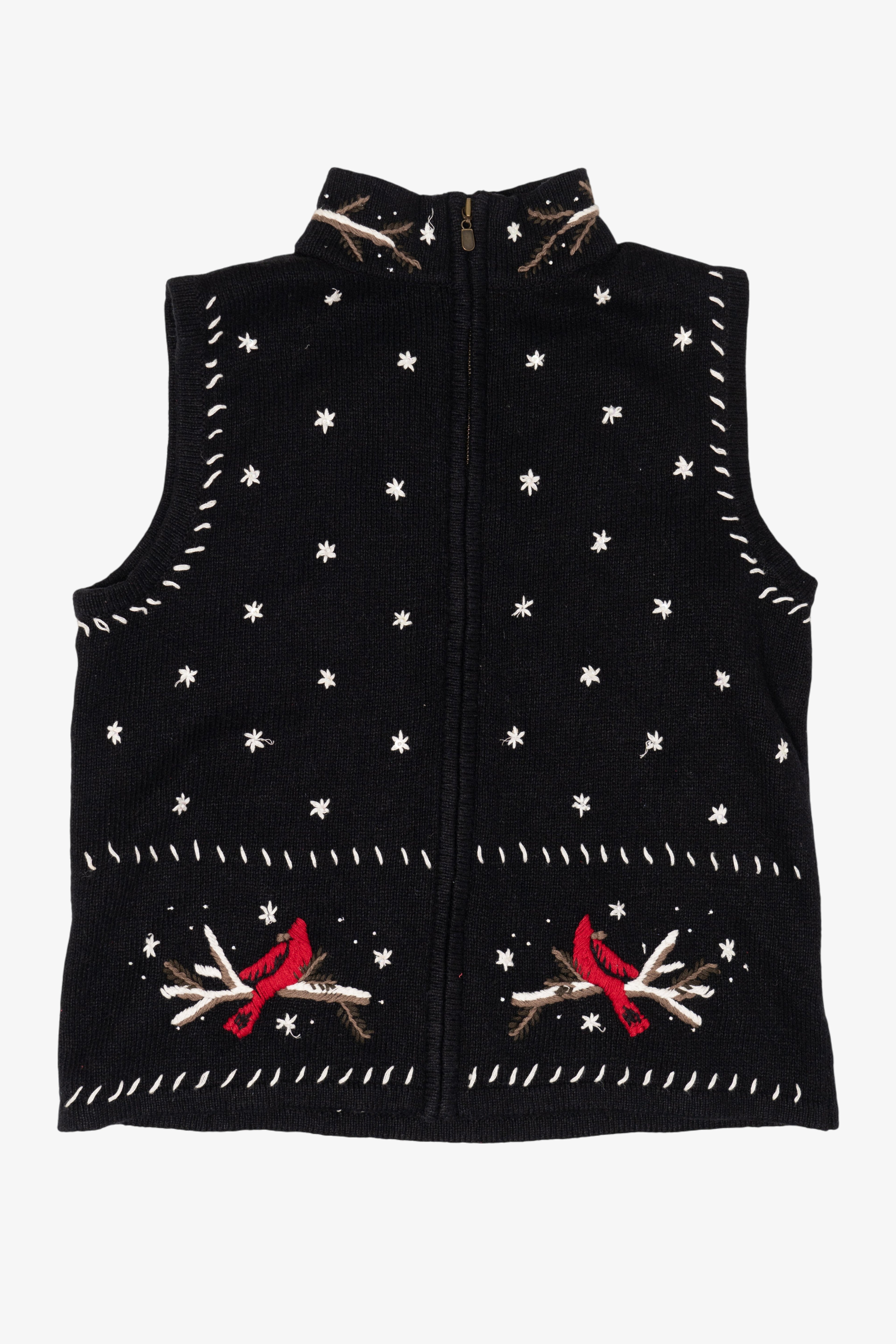 Vintage Christopher & Banks Birds Ugly Christmas Sweater (2000s)