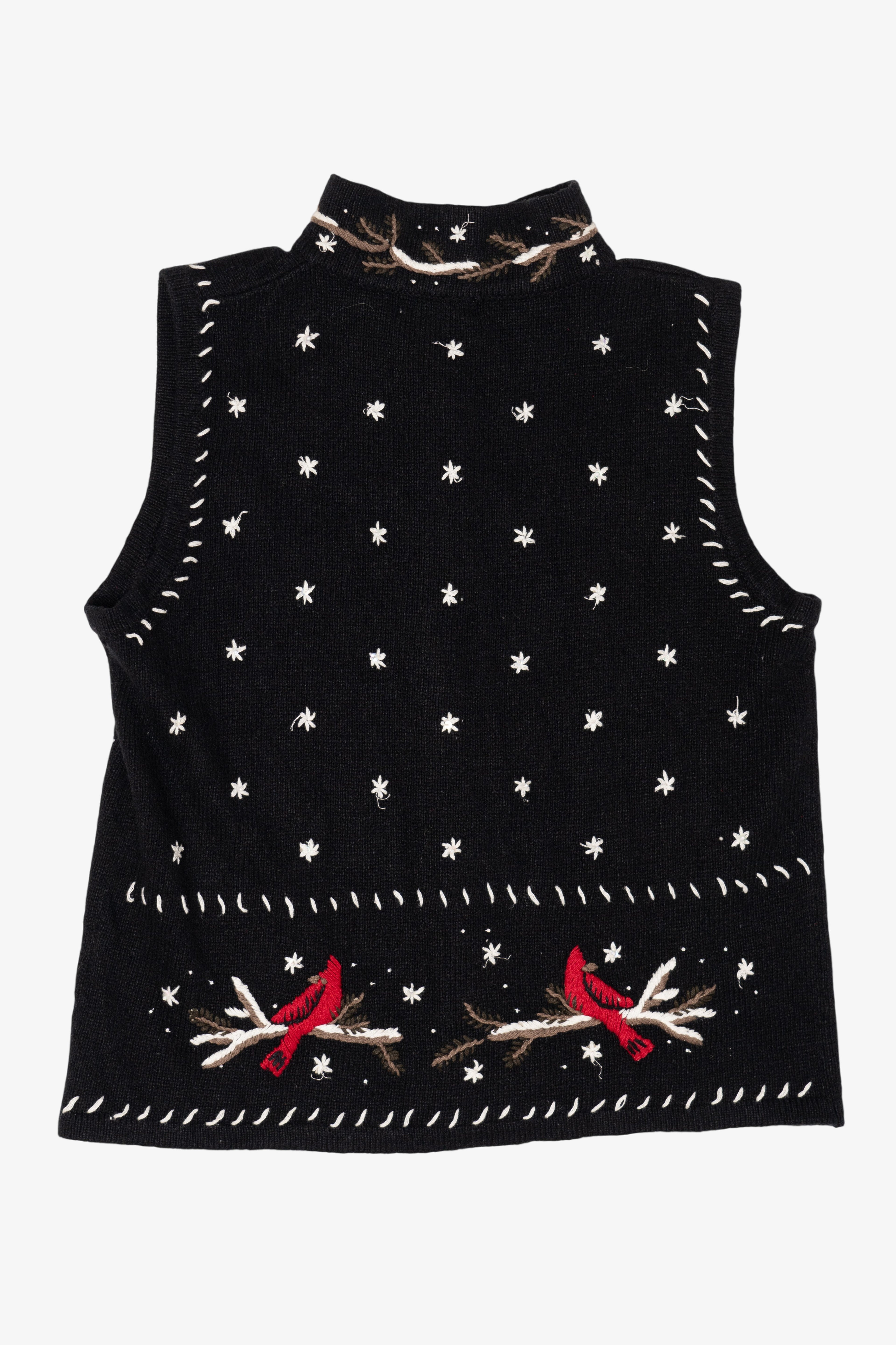 Vintage Christopher & Banks Birds Ugly Christmas Sweater (2000s)