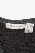 Vintage Victoria Jones Fishing Cabin Ugly Christmas Vest (1990s)