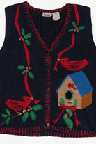 Vintage Capacity Cardinals Ugly Christmas Vest (1990s)