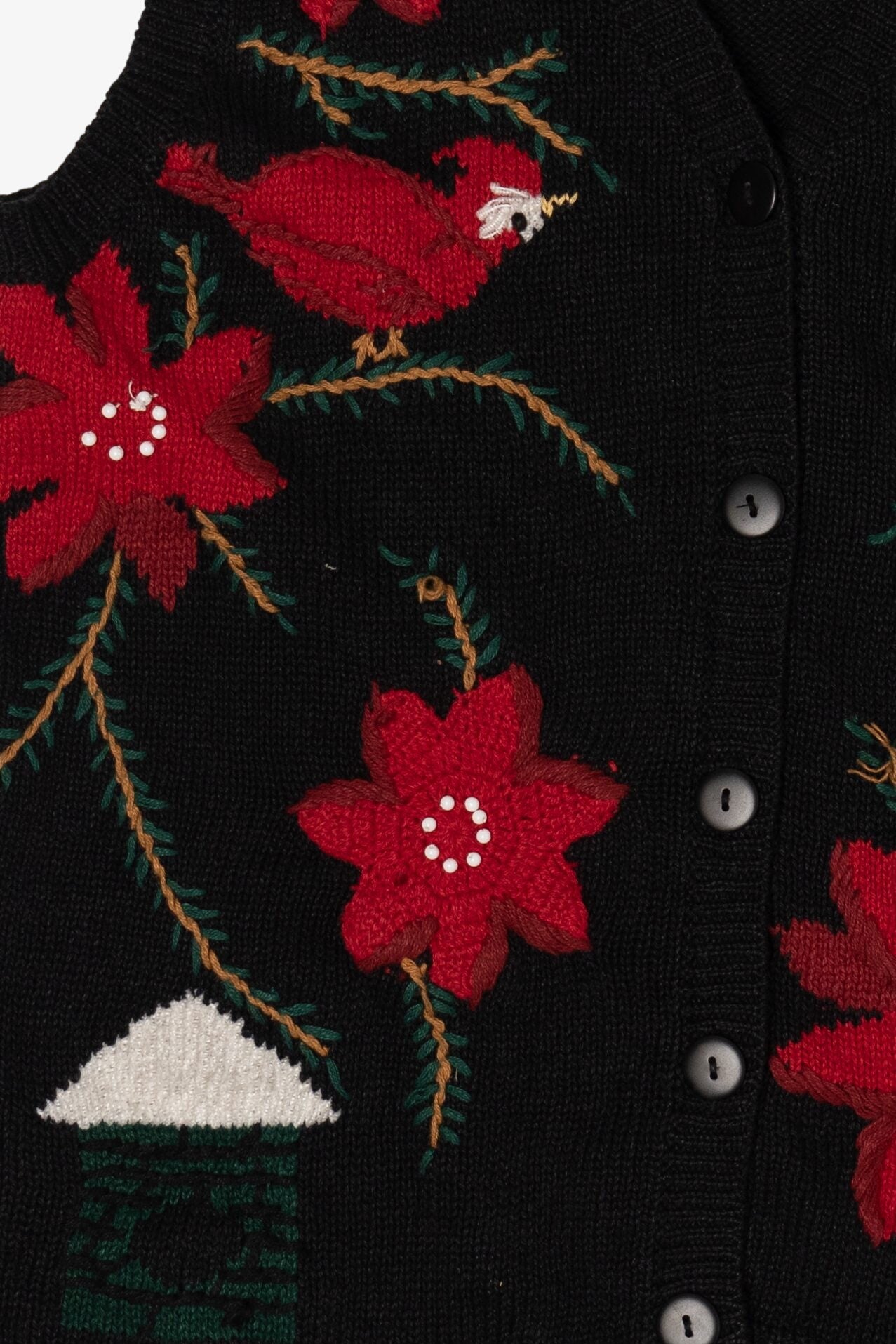 Vintage Capacity Birds Ugly Christmas Vest (1990s)