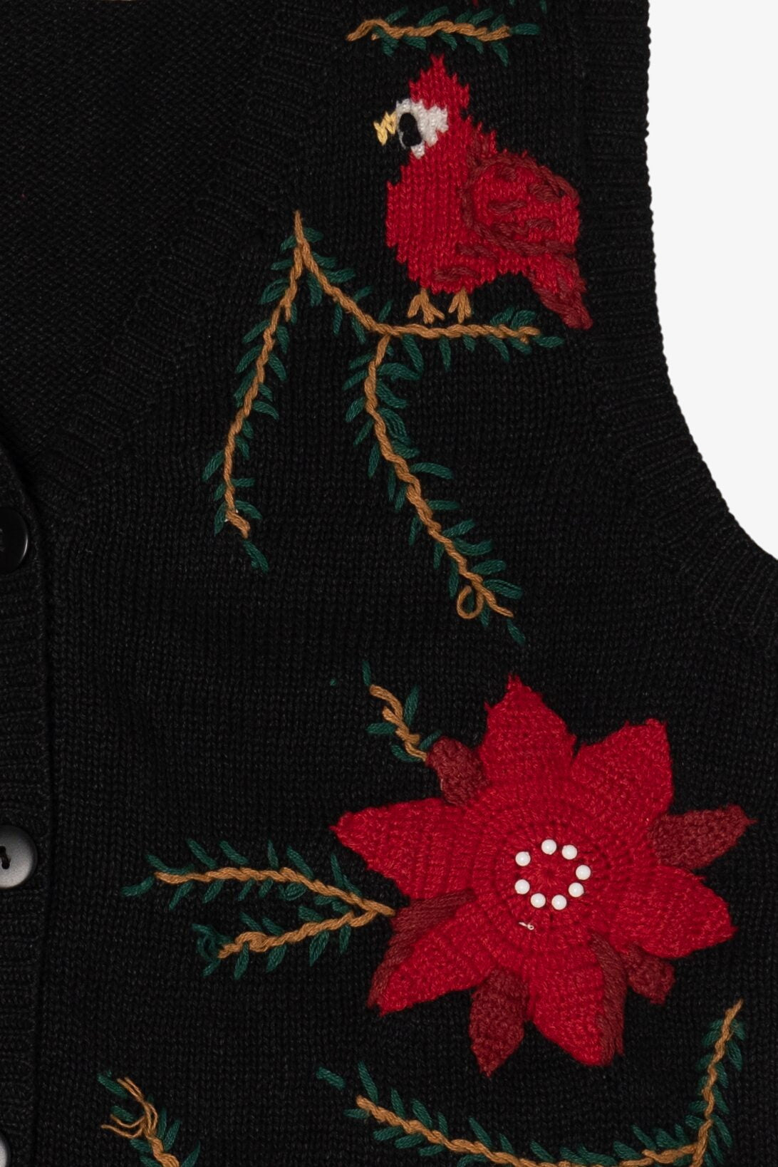 Vintage Capacity Birds Ugly Christmas Vest (1990s)