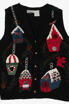 Vintage Capacity Birdhouses Ugly Christmas Vest (1990s)