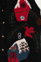 Vintage Capacity Birdhouses Ugly Christmas Vest (1990s)