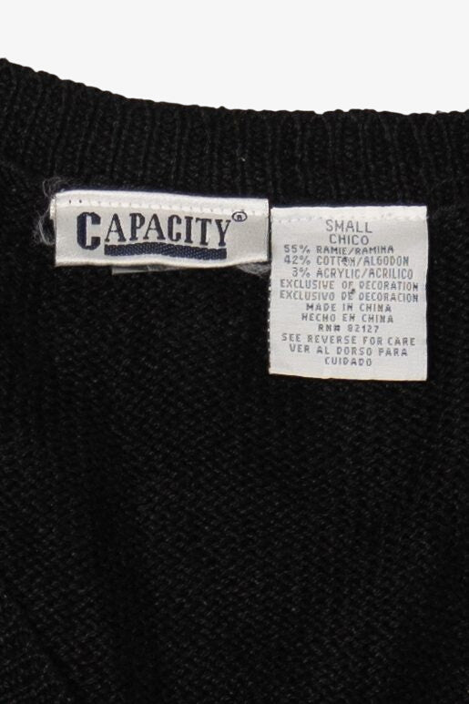 Vintage Capacity Birdhouses Ugly Christmas Vest (1990s)