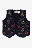 Vintage Erika Petites Ugly Christmas Vest (1990s)