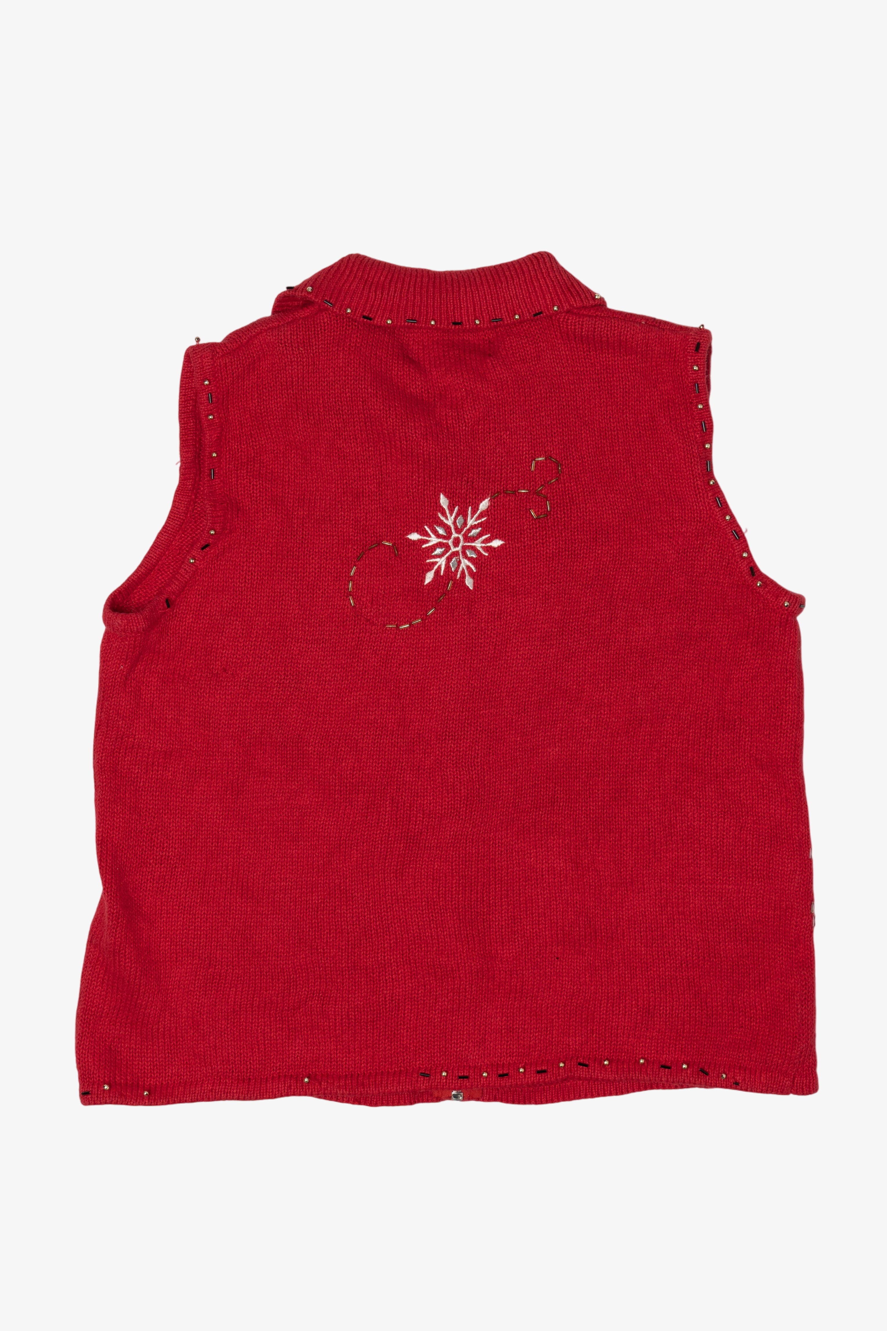 Vintage Studio Joy Snowflakes Ugly Christmas Vest (2000s)