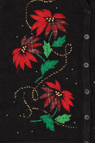 Vintage Bobbie Brooks Flowers Ugly Christmas Vest (1990s)