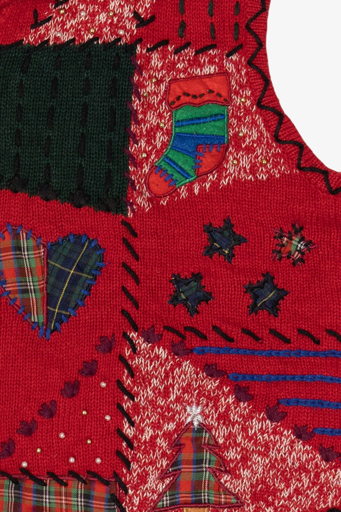 Vintage Designer Studio Originals Ugly Christmas Vest (2000s)