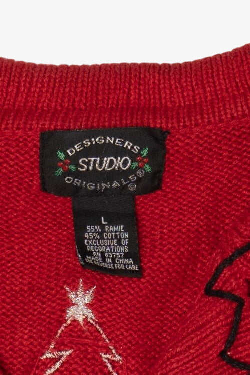 Vintage Designer Studio Originals Ugly Christmas Vest (2000s)
