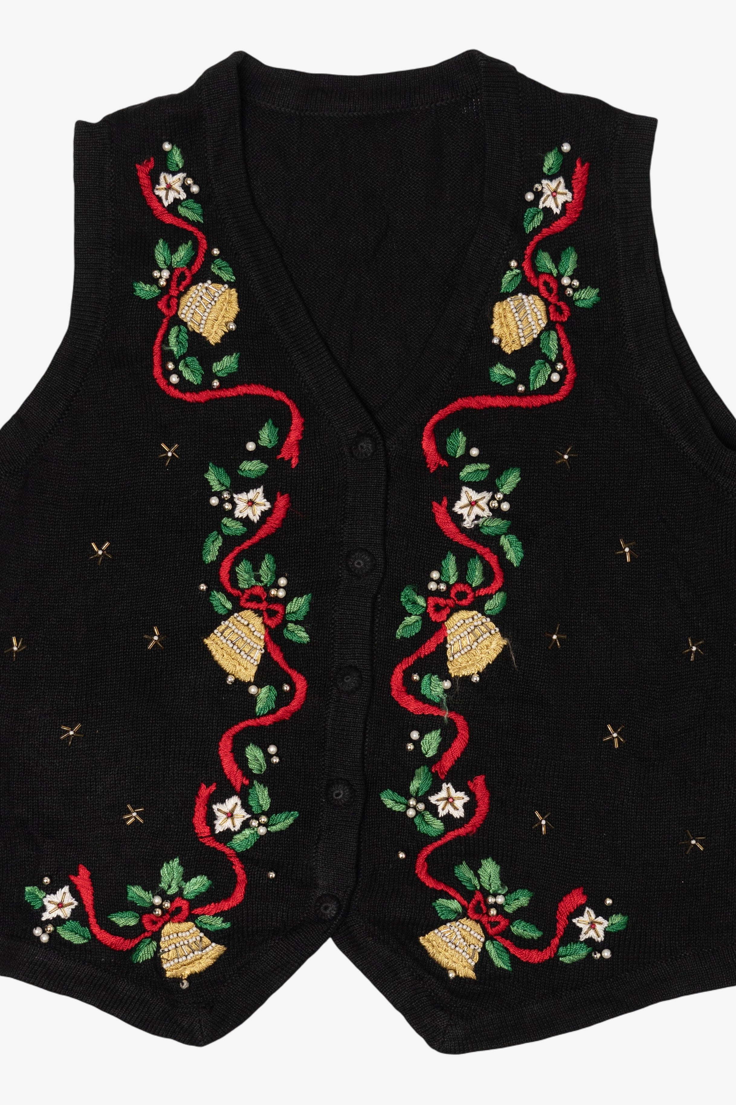 Vintage Bells Ugly Christmas Sweater Vest (2000s)