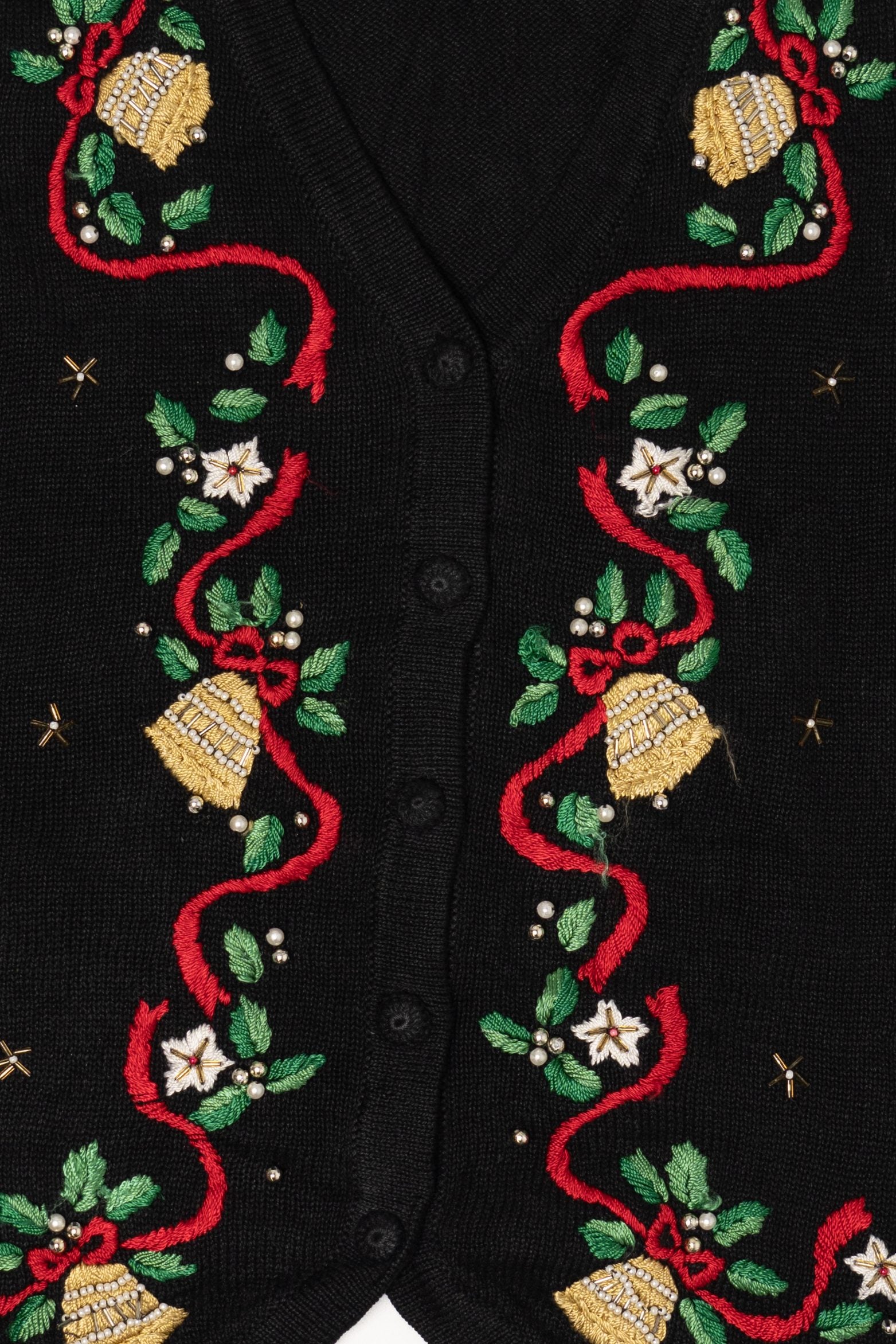 Vintage Bells Ugly Christmas Sweater Vest (2000s)
