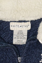 Vintage White Stag Snowmen Ugly Christmas Vest (2000s)