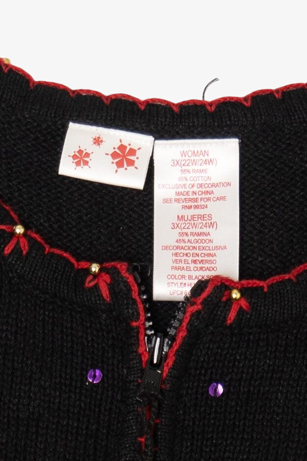 Vintage Christmas Pyramid Ugly Christmas Sweater (2000s)