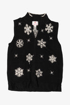 Vintage Quacker Factory Snowflakes Ugly Christmas Vest (2000s)