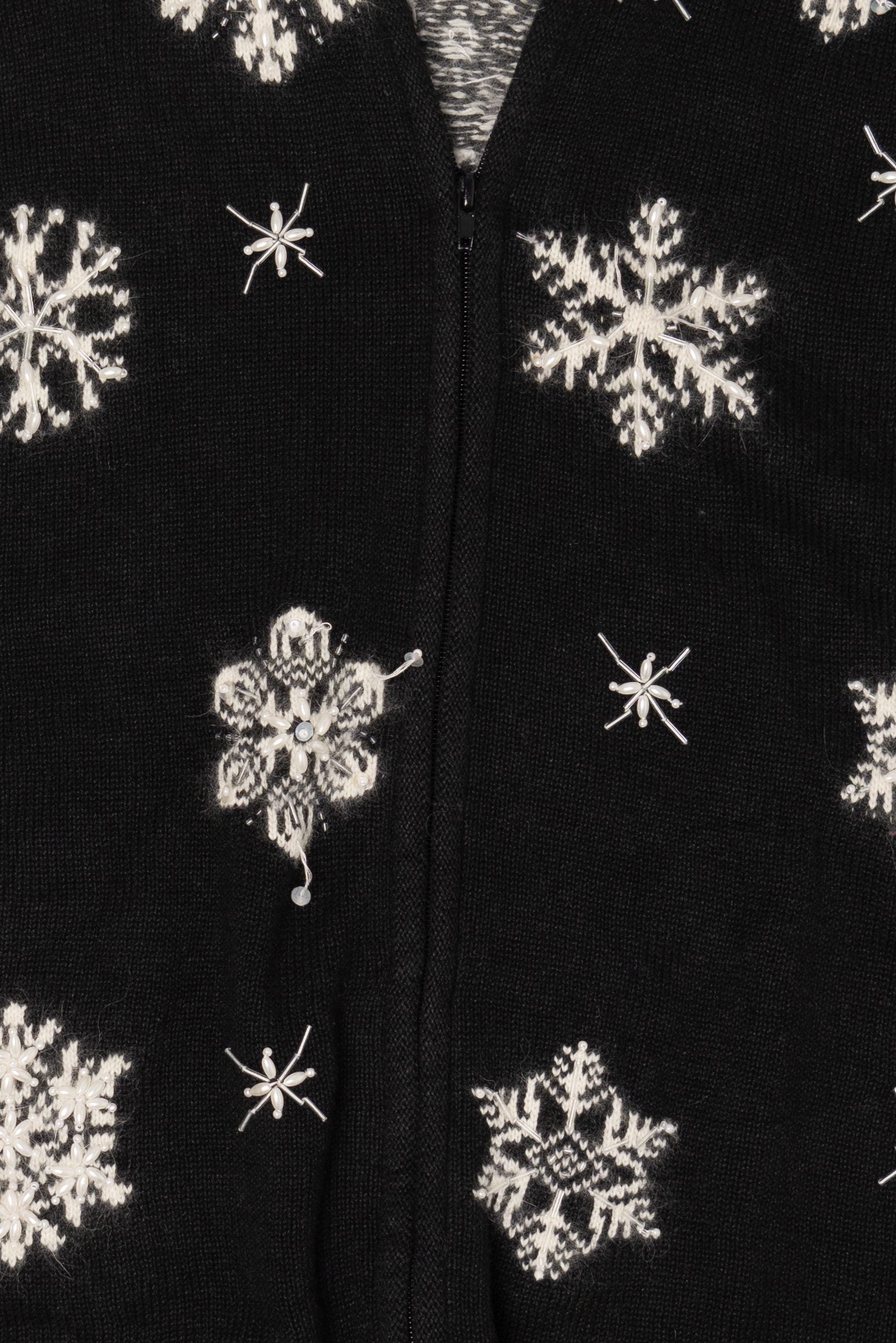 Vintage Quacker Factory Snowflakes Ugly Christmas Vest (2000s)