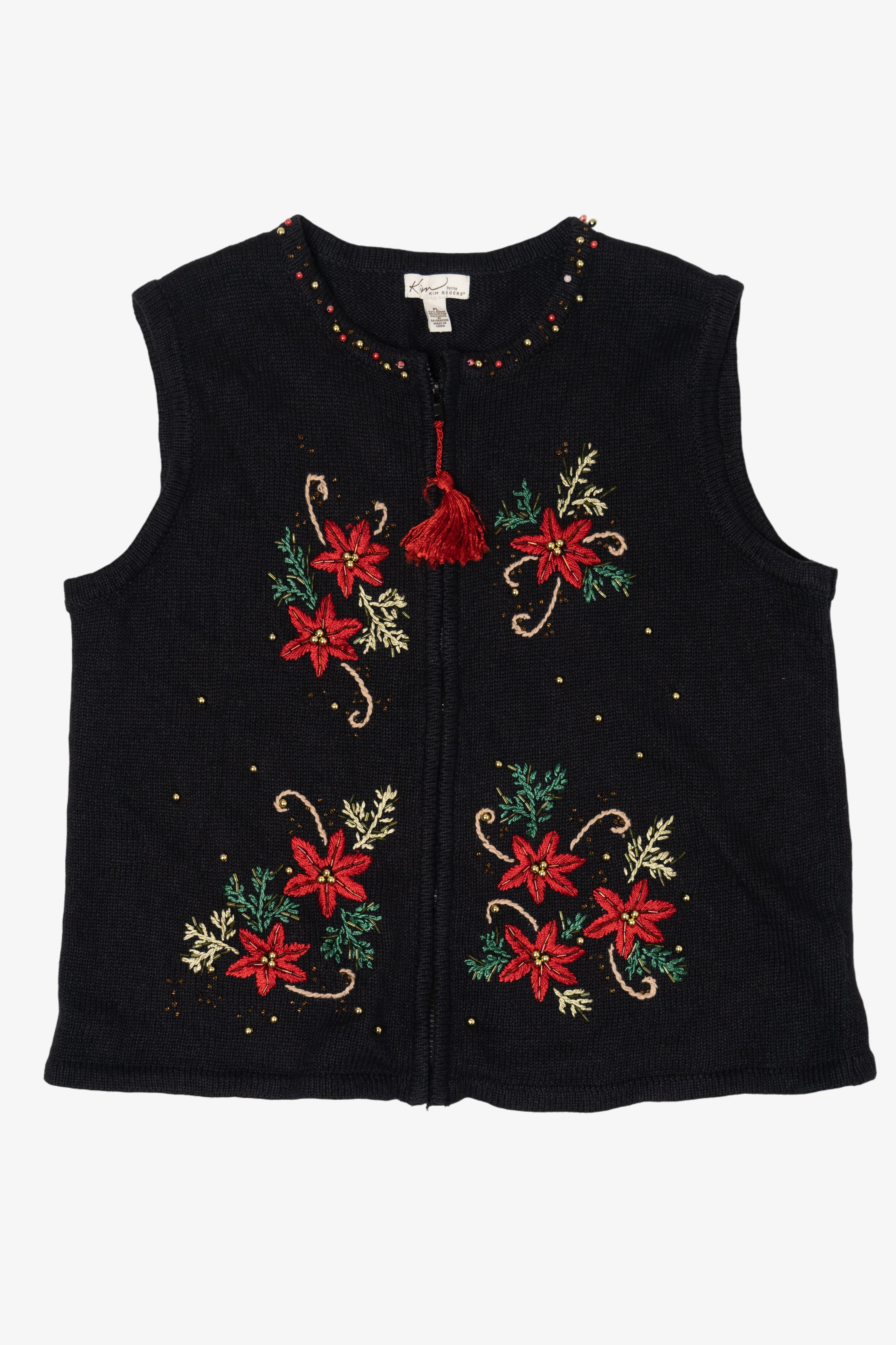 Vintage Kim Rogers Ugly Christmas Vest (2000s)