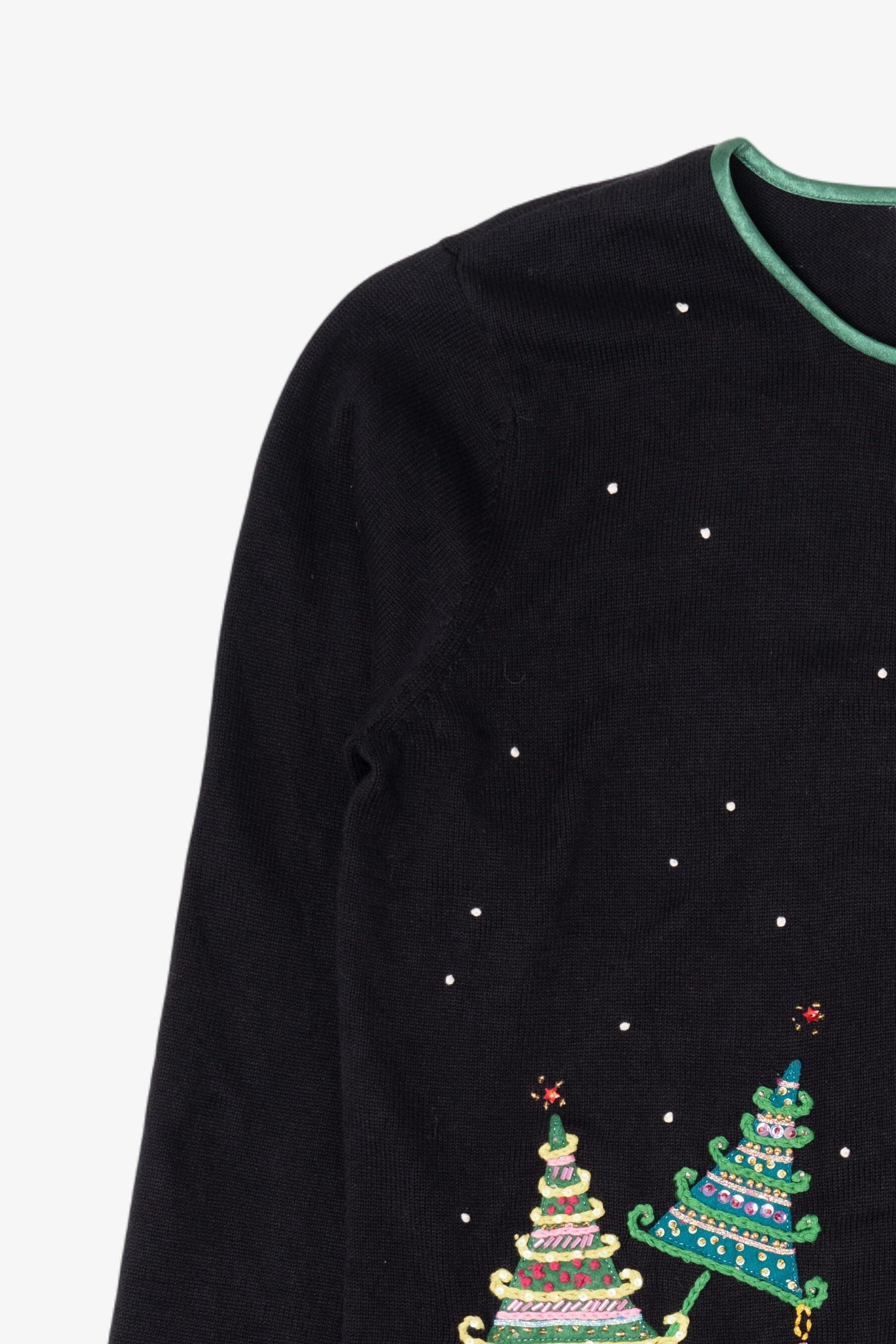 Vintage Y2k Lightweight Talbots Ugly Christmas Cardigan (2000s)