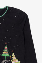 Vintage Y2k Lightweight Talbots Ugly Christmas Cardigan (2000s)