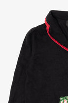 Vintage Y2k Lightweight Studio Joy Presents Black Ugly Christmas Cardigan (2000s)