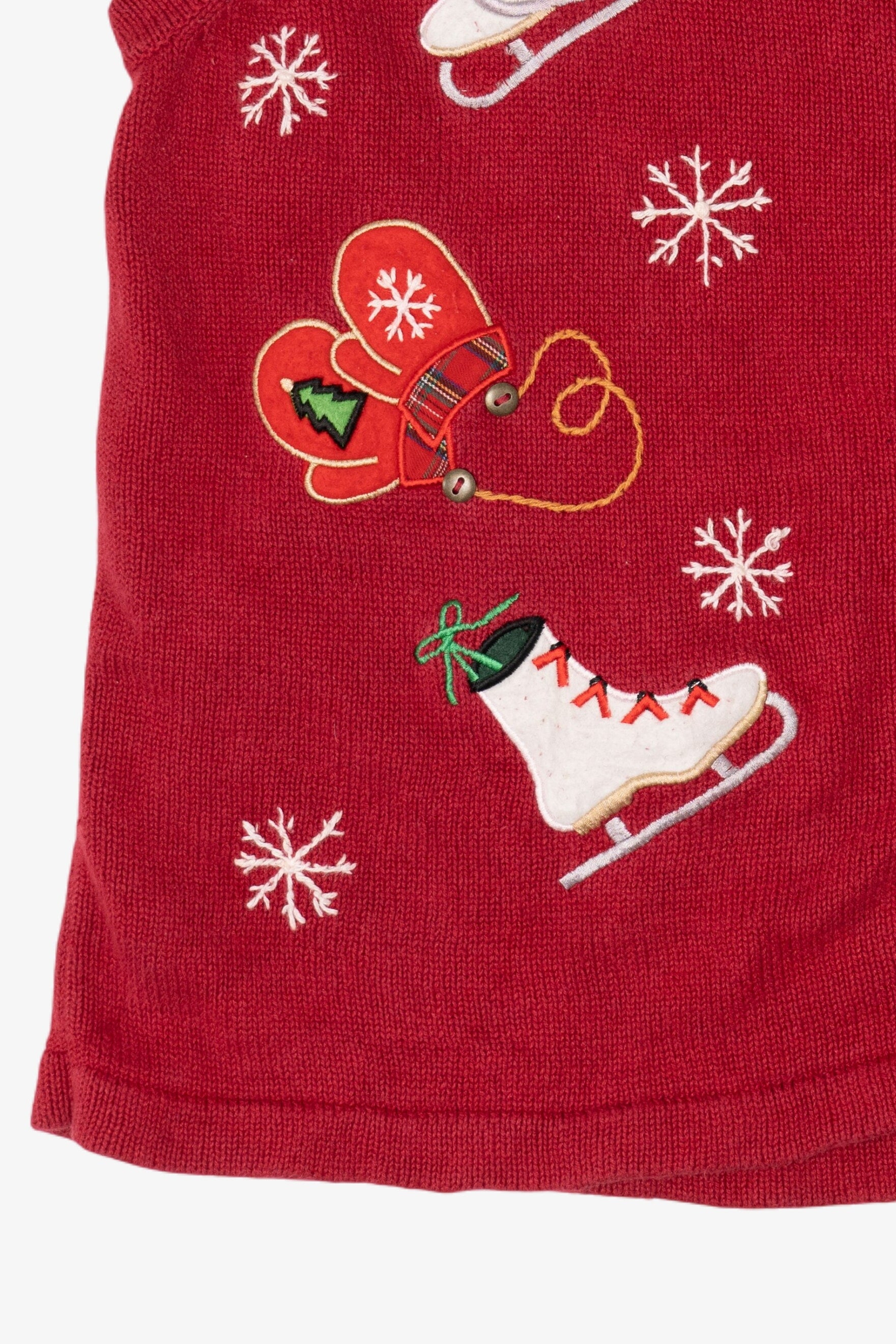 Vintage Skates And Mittens Basic Editions Ugly Christmas Vest (1990s)