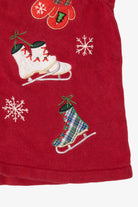 Vintage Skates And Mittens Basic Editions Ugly Christmas Vest (1990s)