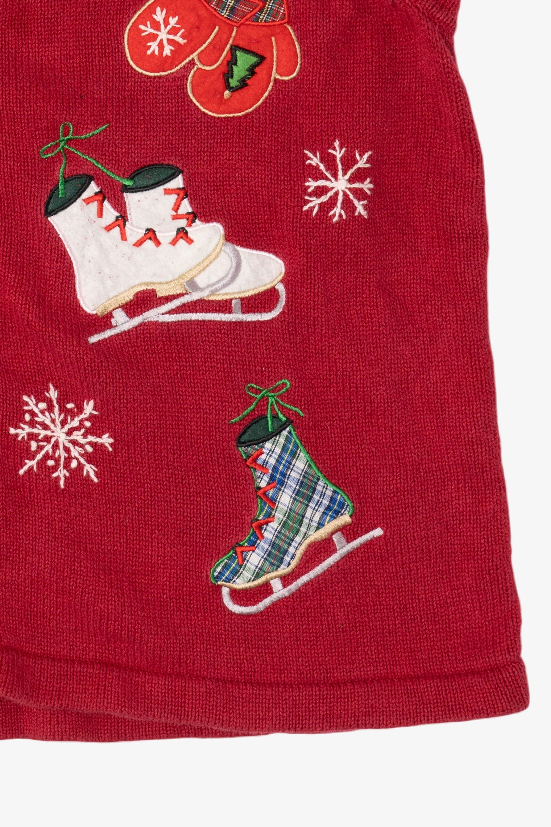 Vintage Skates And Mittens Basic Editions Ugly Christmas Vest (1990s)