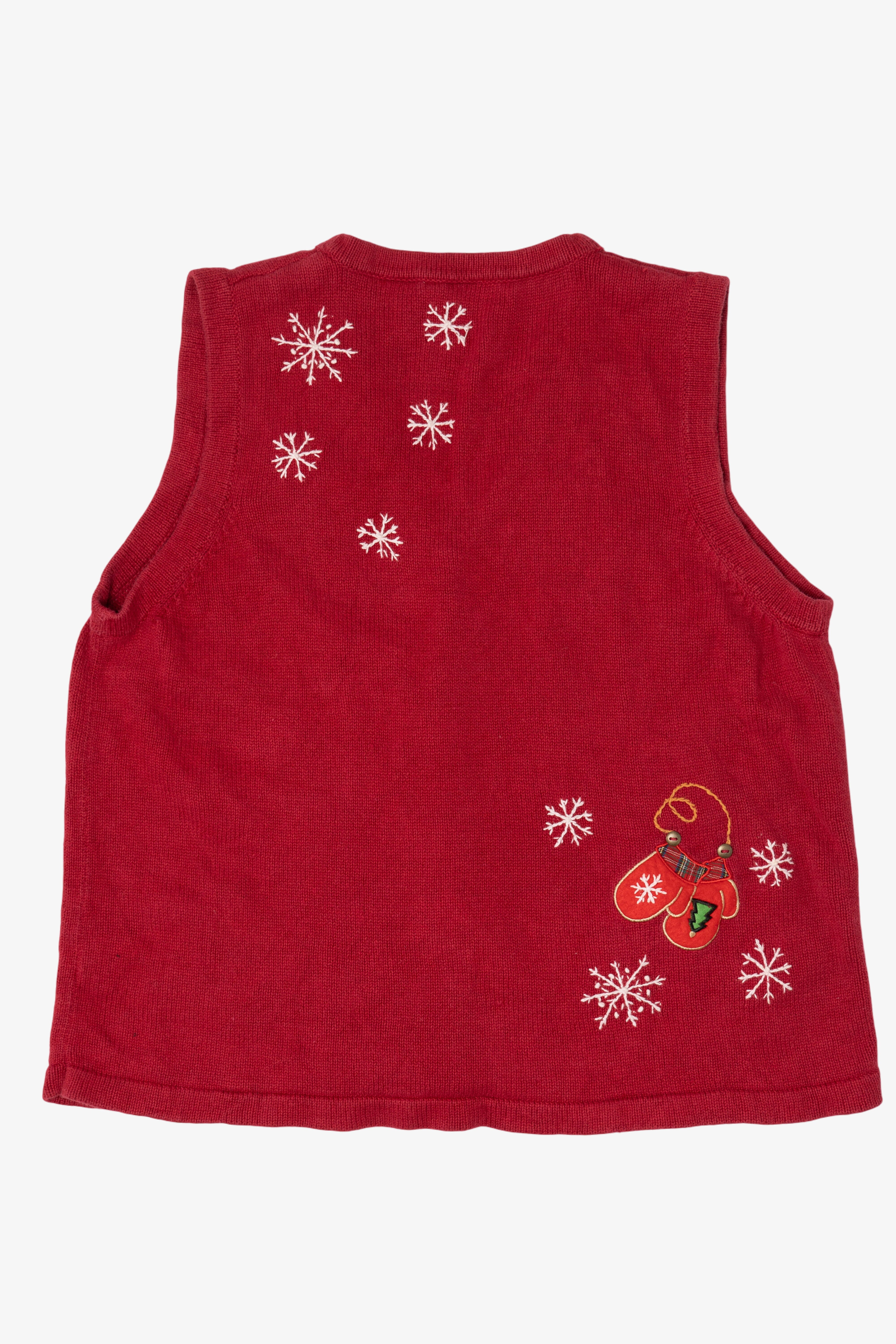 Vintage Skates And Mittens Basic Editions Ugly Christmas Vest (1990s)