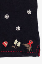 Vintage Christopher & Banks Snowflakes Ugly Christmas Vest (1990s)
