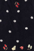 Vintage Christopher & Banks Snowflakes Ugly Christmas Vest (1990s)