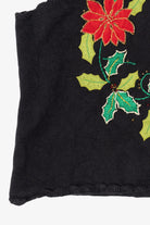 Vintage Studio Joy Flowers Ugly Christmas Vest (1990s)