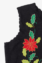 Vintage Studio Joy Flowers Ugly Christmas Vest (1990s)