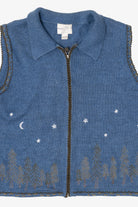Vintage Christopher & Banks Stars Ugly Christmas Vest (1990s)