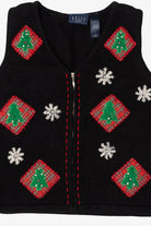 Vintage Crazy Horse Ugly Christmas Vest (1990s)