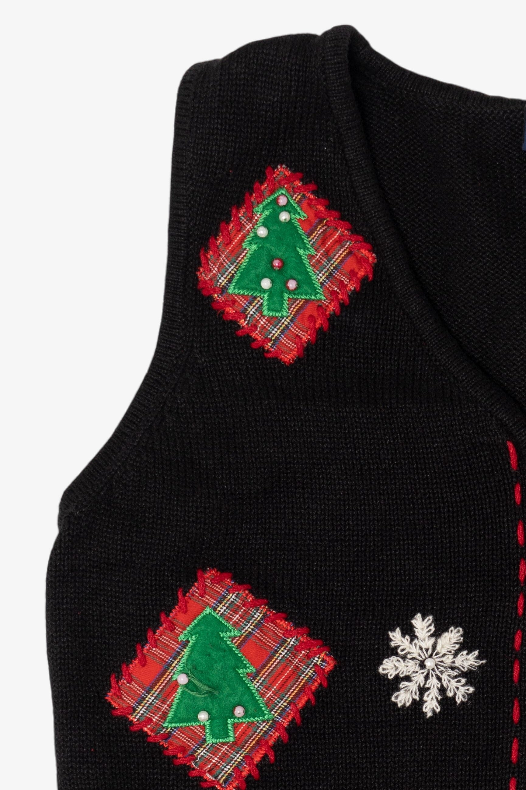 Vintage Crazy Horse Ugly Christmas Vest (1990s)