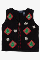 Vintage Crazy Horse Ugly Christmas Vest (1990s)