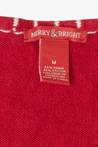 Vintage Merry & Bright Snowflakes Ugly Christmas Vest (1990s)