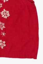 Vintage Breckenridge Snowflakes Ugly Christmas Vest (1990s)