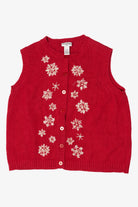 Vintage Breckenridge Snowflakes Ugly Christmas Vest (1990s)