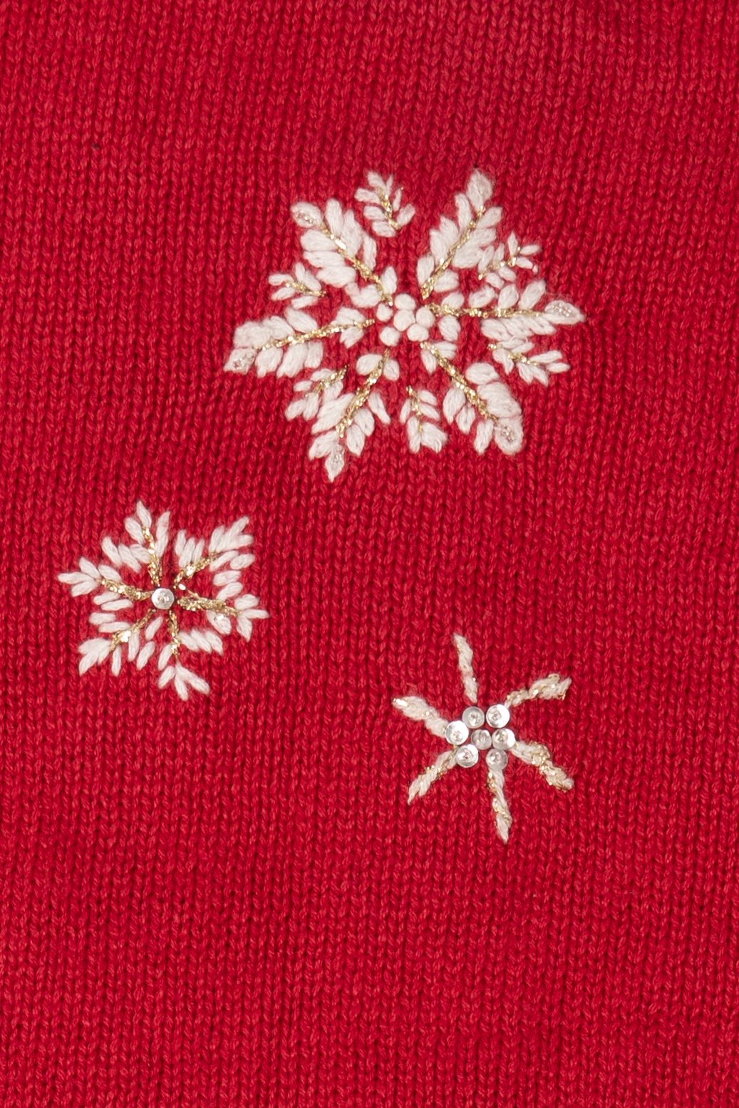Vintage Breckenridge Snowflakes Ugly Christmas Vest (1990s)