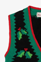 Vintage Bechamel Holly Ugly Christmas Vest (1990s)