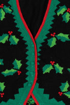Vintage Bechamel Holly Ugly Christmas Vest (1990s)