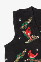 Vintage Bobbie Brooks Cardinals Ugly Christmas Vest (1990s)