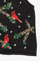 Vintage Bobbie Brooks Cardinals Ugly Christmas Vest (1990s)