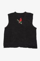 Vintage Bobbie Brooks Cardinals Ugly Christmas Vest (1990s)