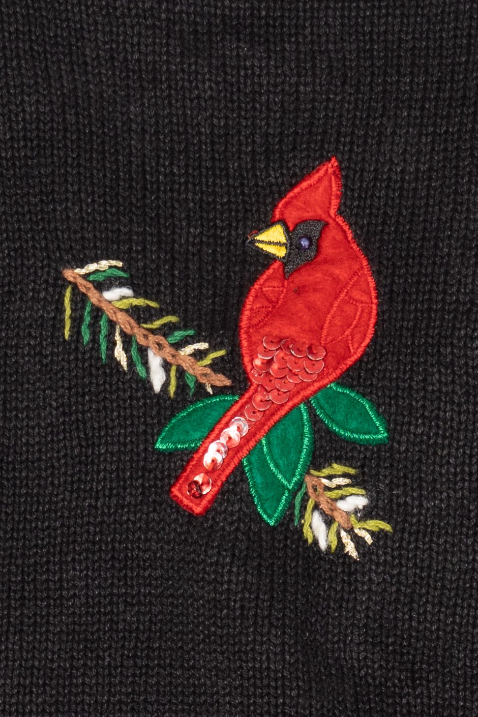 Vintage Bobbie Brooks Cardinals Ugly Christmas Vest (1990s)