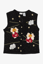 Vintage Bobbie Brooks Angels Ugly Christmas Vest (1990s)